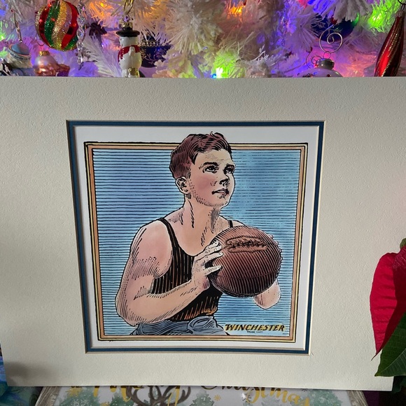 Winchester Other - Rare Vintage Winchester Basketball Print